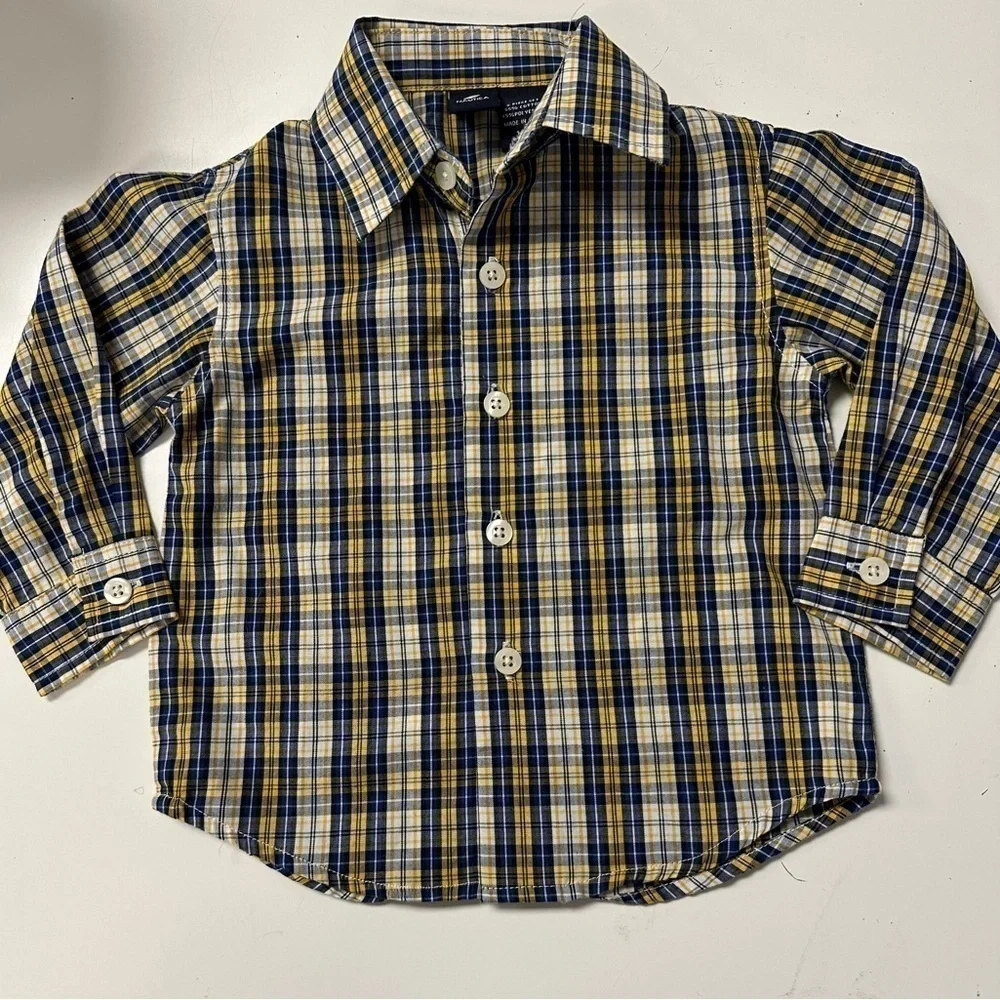 Nautica Sweater Cardigan & Button Down Dress Shirt 18-24m